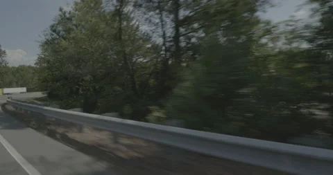 Front right driving plate - Highway 95 at England Street, Ashland Stock Footage 284931345