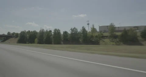 Front right driving plate - Highway 95 at Sliding Hill Road, Atlee Video stock 284935286