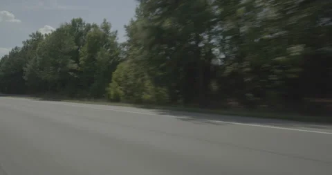 Front right driving plate - Highway 95 at Highway 295, Chamberlayne Stock Footage 284936727