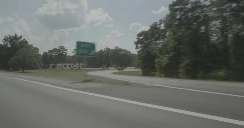 Front right driving plate - Highway 95 at West Hundred Road, Chester Video stock 284955281