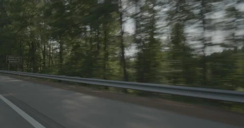 Front right driving plate - Highway 95 at Moore's Ferry Road, Skippers Stock Footage 284981852