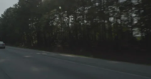 Front right driving plate - Highway 95 at Little Quankey Creek, Halifax Stock Footage 284990873