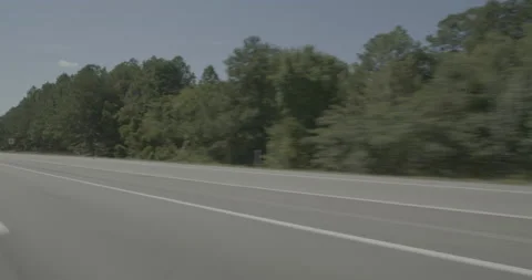 Front right driving plate - Highway 20 at Railroad Avenue, Lexington Stock Footage 285095384