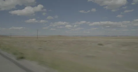 Front right driving plate - Highway 285 at Mile 166 Park County Vídeos de archivo 288964347
