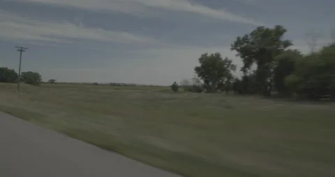 Front right driving plate - Highway 26 at Road 83 Minatare Stock Footage 290047321
