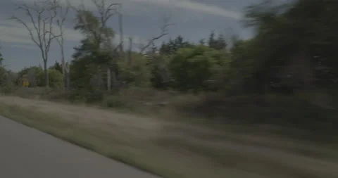 Front right driving plate - Highway 26 at Road 89 Minatare Vídeo Stock 290048336