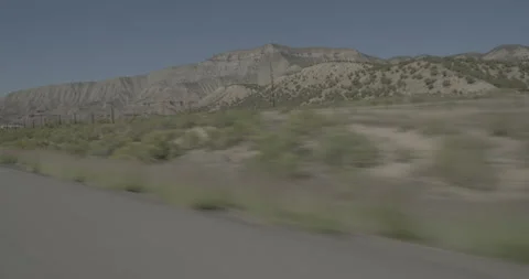 Front right driving plate - Highway 70 at Mile 78 Parachute Video stock 291863785
