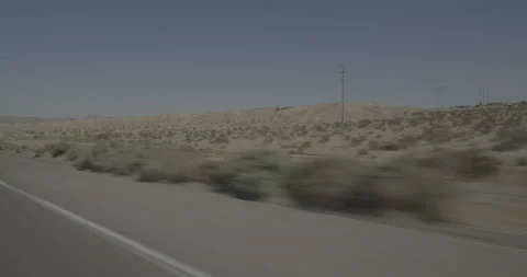 Front right driving plate - Highway 15 at Highway 58, Barstow Stock Footage 293783190