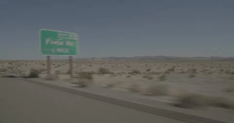 Front right driving plate - Highway 15 at Mile 101, Dunn Stock Footage 293792859