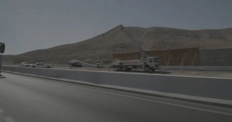 Front right driving plate - Highway 15 at St Rose Parkway, Las Vegas Видео 294540887