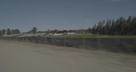 Front right driving plate - Highway 1 at Hillview Place, Callender Vídeo Stock 294761386