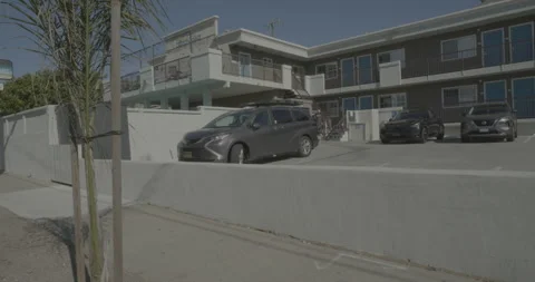 Front right driving plate - Highway 1 at Addie Street, Pismo Beach Stock Footage 294768964