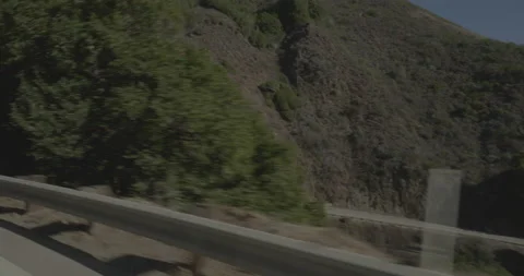 Front right driving plate - Highway 1 at Mile 74, Ragged Point Stockbeeldmateriaal 294931871