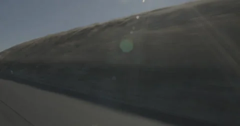 Front right driving plate - Highway 120 at Mile 6, Keystone Stock Footage 295042647