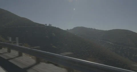 Front right driving plate - Highway 120 at Mile 28, Priest Stock Footage 295050341