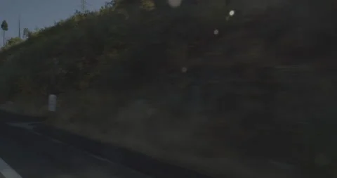 Front right driving plate - Highway 120 at Mile 45, Colfax Spring Stock Footage 295120935