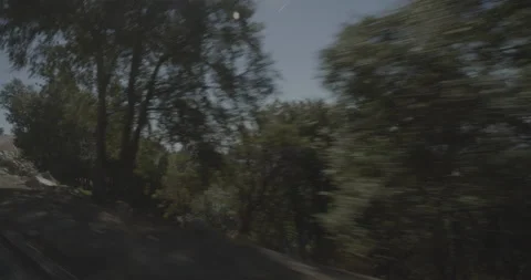 Front right driving plate - Highway 180 at Mile 108, Dunlap Vídeo Stock 295213170