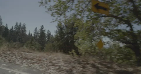 Front right driving plate - Highway 245 at Mile 4, Cedarbrook Vídeo Stock 295216652