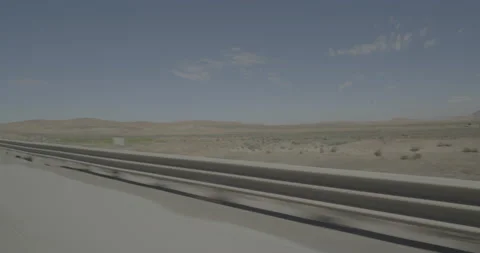 Front right driving plate - I-80 at Mile 263, Eureka County Stock Footage 285236786