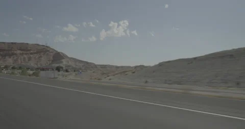 Front right driving plate - I-15 at Brigham Road St. George Stock Footage 288362773