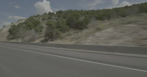 Front right driving plate - I-15 at Mile 123 Beaver Stock Footage 288505275