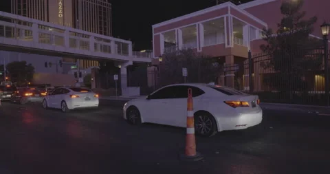 Front right driving plate - Koval Lane at Sands Avenue, Las Vegas Stockbeeldmateriaal 294381540