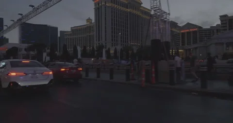 Front right driving plate - Las Vegas Boulevard at Caesar Palace Drive, Las Видео 294201368