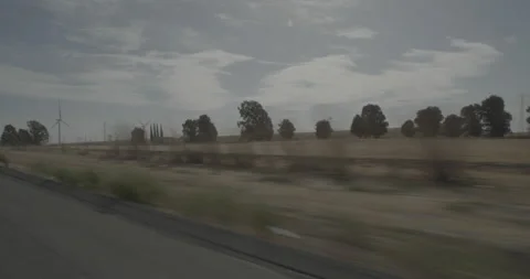 Front right driving plate - Little Honker Bay Road at Highway 12, Cordelia Vídeo Stock 293104593