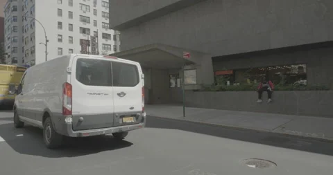 Front right driving plate - Madison Avenue at E 74th St, Manhattan Stock Footage 253894318