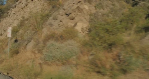 Front right driving plate - Malibu Canyon Rd Stock Footage 101915258