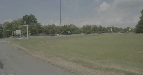 Front right driving plate - Ox Road at Highway 286, Greenbriar Video stock 284881244