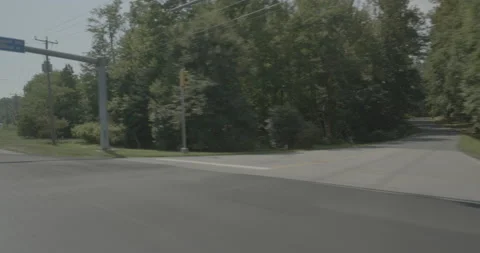 Front right driving plate - Ox Road at Lee Chapel Road, Crosspointe Stock Footage 284886399