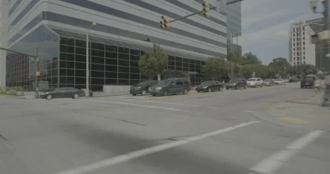Front right driving plate - Pendleton Street at Bull, Columbia Stock Footage 285084985