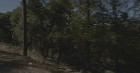 Front right driving plate - Smith Station Road at Mile 6, Greeley Hill Stock Footage 295059466