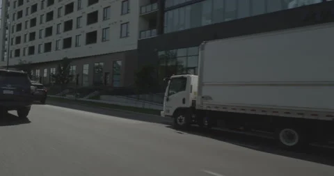Front right driving plate - Speer Boulevard at Grant Street Denver 動画素材 289126533