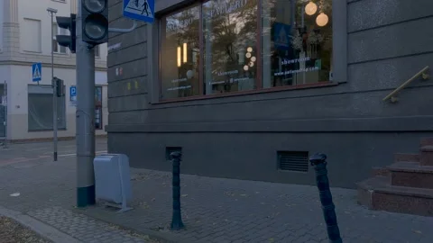 FRONT RIGHT - Passenger side driving plate - Wroclaw, Poland. polandwroclaw0002 Stock Footage 163801064