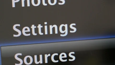 Front row media center app on Apple MacOS on iMac computers Stock Footage 103116363