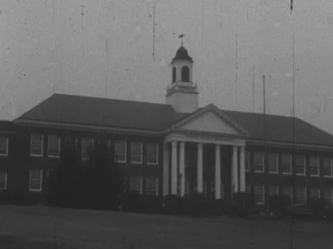 Front Royal, VA - 2/1/59: Black students on first day of integration 스톡 동영상 232157215