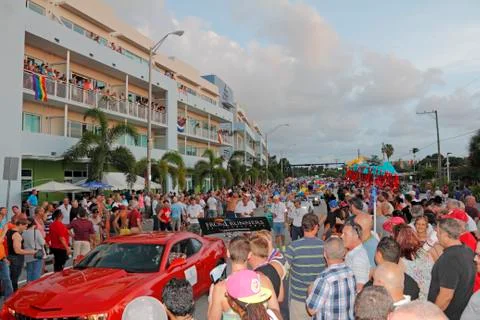 Front runners marching Stock Photos