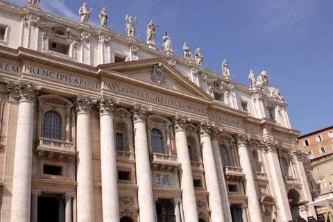 Front of Saint Peter's Stock Photos