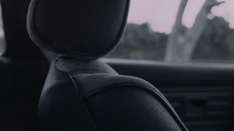 The front seat in the car Stock Footage 73714890