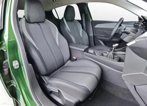 Front seats of a passenger car Stock Photos