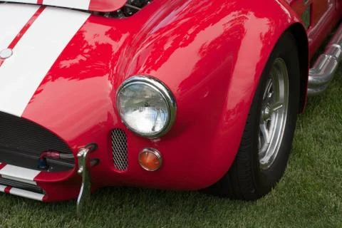 Front side of a classic car Stock Photos