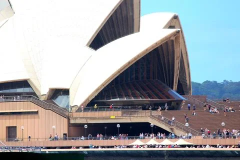 Front side of the Sydney Opera House Stock Photos