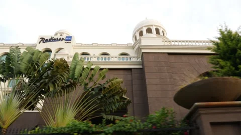 Front side view of building in Bengaluru 動画素材 156953744