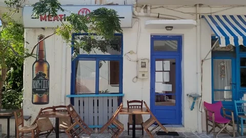 Front of small eatery/restaurant Video stock 169406481