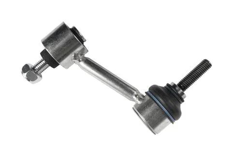 Front stabilizer isolated on white background. New car spare parts. Stabili.. Stock Photos