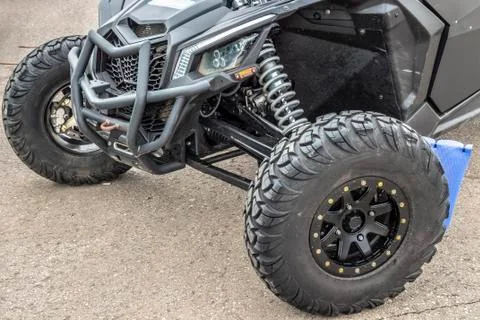 The front suspension is a buggy Stock Photos
