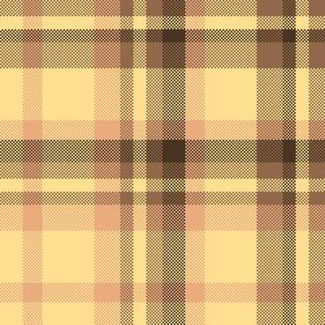Front tartan fabric seamless, platform vector texture plaid. Plank check te.. Stock Illustration