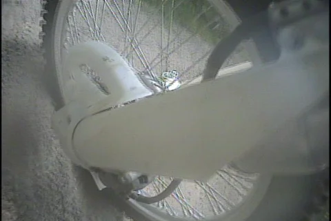 Front Tire POV Video stock 97450